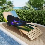 Black Orchid Bathroom Towel - An Escape for Your Senses!