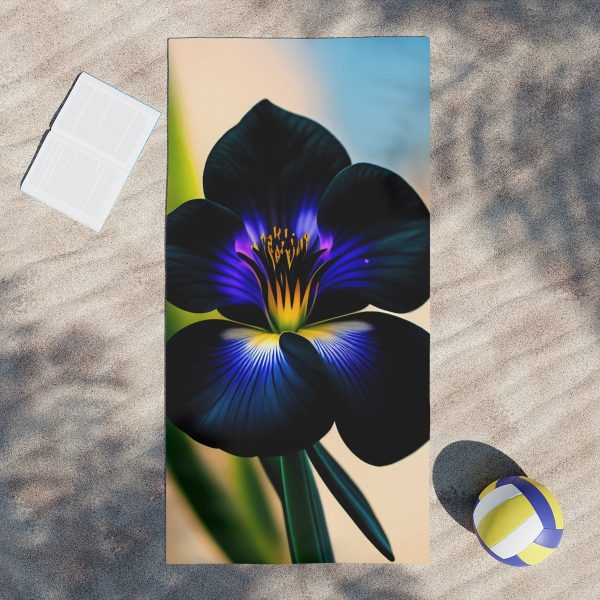 Black Orchid Bathroom Towel - An Escape for Your Senses!