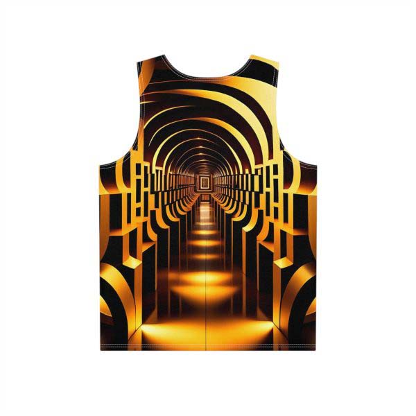 Golden Hallway Tank Top - Step into an Endless Journey of Fashion and Style!