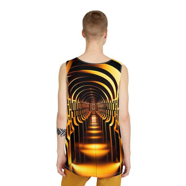 Golden Hallway Tank Top - Step into an Endless Journey of Fashion and Style!