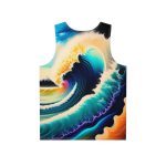 Gnarly Splash Wave Chaser Tank Top - Ride the Epic Waves and Embrace the Ocean Vibes!