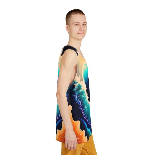 Gnarly Splash Wave Chaser Tank Top - Ride the Epic Waves and Embrace the Ocean Vibes!