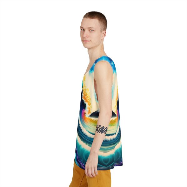 Gnarly Splash Wave Chaser Tank Top - Ride the Epic Waves and Embrace the Ocean Vibes!