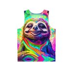 Psychedelic Sloth Tank Top ✌️ Get Ready for a Trippy Adventure with Our Psychedelic Sloth!