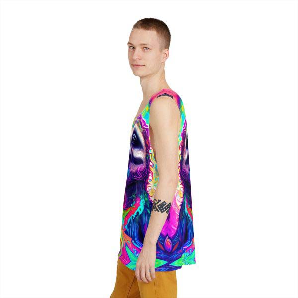 Psychedelic Sloth Tank Top ✌️ Get Ready for a Trippy Adventure with Our Psychedelic Sloth!