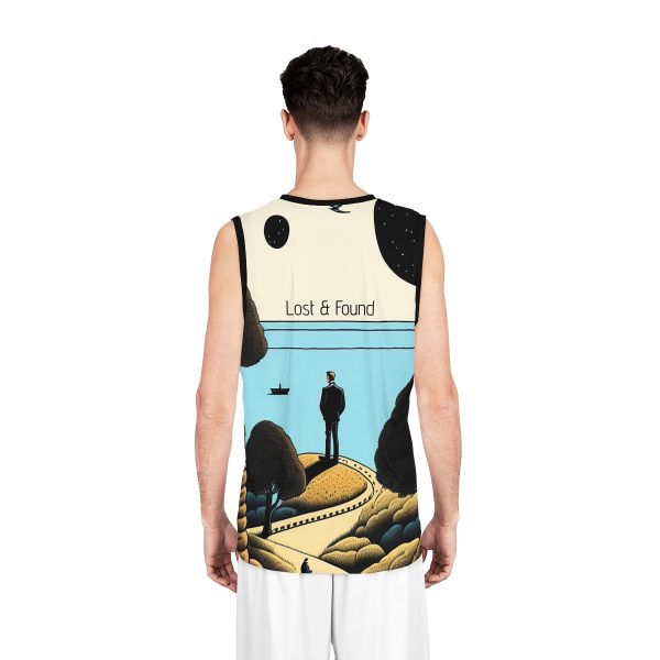 Lost and Found Men's Jersey Tank Top - Rediscover Your Path to Personal Growth and Happiness