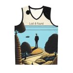 Lost and Found Men's Jersey Tank Top - Rediscover Your Path to Personal Growth and Happiness