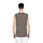 Maze Craze Men's Jersey Tank Top - Navigate the Labyrinth of Style and Adventure