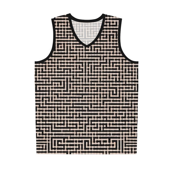 Maze Craze Men's Jersey Tank Top - Navigate the Labyrinth of Style and Adventure