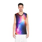 Mind Galaxy Men's Jersey Tank Top - Explore the Celestial Realms of Your Thoughts