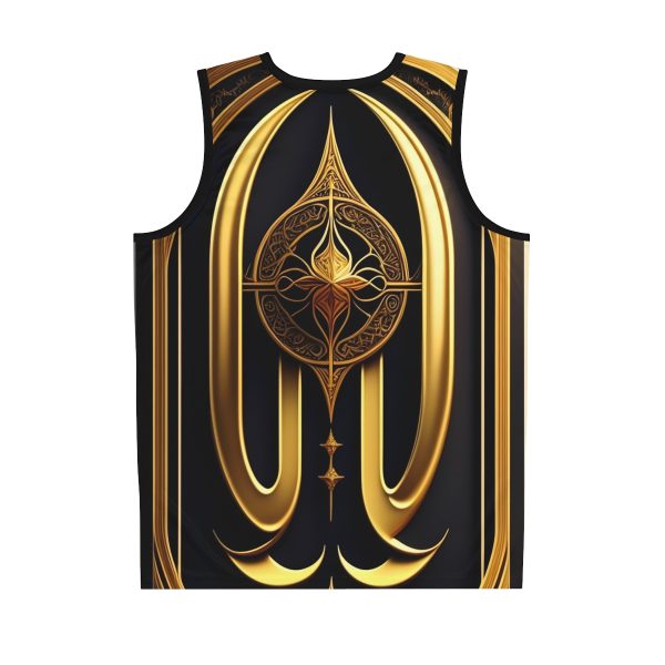 Pharaoh's Gold Men's Jersey Tank Top - Manfest Your Inner King with Regal Style