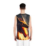 Last of the Dragonfire B-Ball Jersey Tank - Ignite the Court with Unmatched Ferocity