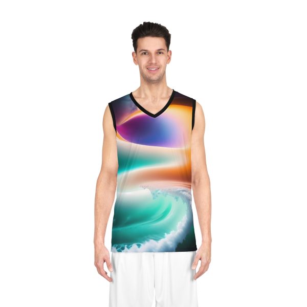 Solar Tide Men's Tank Top - Ride the Waves of Cosmic Color