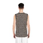 Maze Craze Men's Jersey Tank Top - Navigate the Labyrinth of Style and Adventure