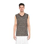 Maze Craze Men's Jersey Tank Top - Navigate the Labyrinth of Style and Adventure