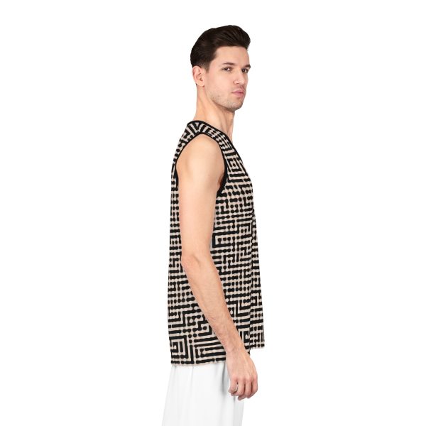 Maze Craze Men's Jersey Tank Top - Navigate the Labyrinth of Style and Adventure
