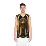 Pharaoh's Gold Men's Jersey Tank Top - Manfest Your Inner King with Regal Style