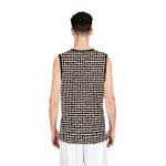 Maze Craze Men's Jersey Tank Top - Navigate the Labyrinth of Style and Adventure