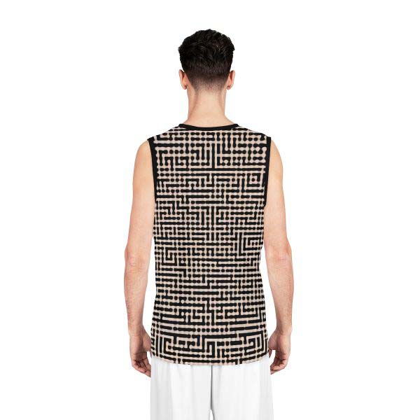 Maze Craze Men's Jersey Tank Top - Navigate the Labyrinth of Style and Adventure