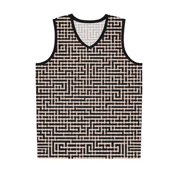 Maze Craze Men's Jersey Tank Top - Navigate the Labyrinth of Style and Adventure