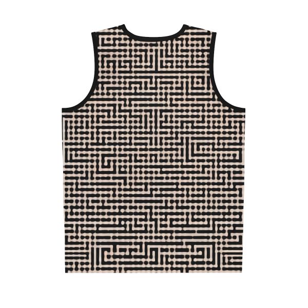 Maze Craze Men's Jersey Tank Top - Navigate the Labyrinth of Style and Adventure