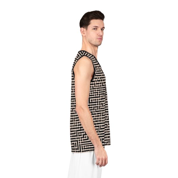 Maze Craze Men's Jersey Tank Top - Navigate the Labyrinth of Style and Adventure