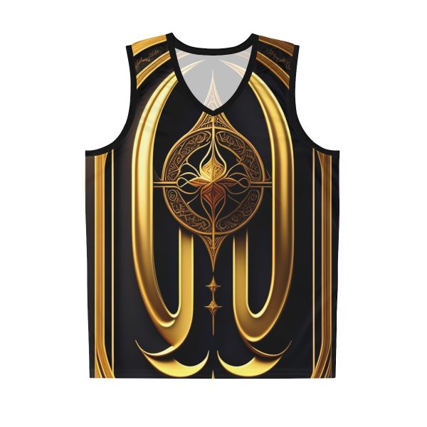 Pharaoh's Gold Men's Jersey Tank Top - Manfest Your Inner King with Regal Style