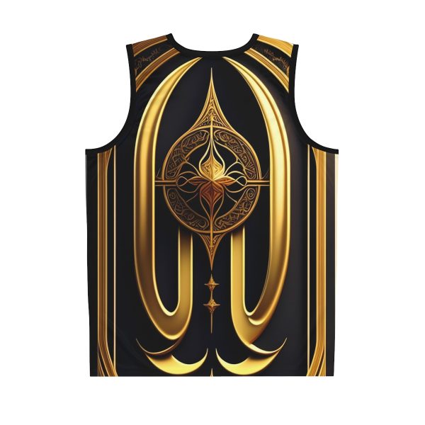 Pharaoh's Gold Men's Jersey Tank Top - Manfest Your Inner King with Regal Style