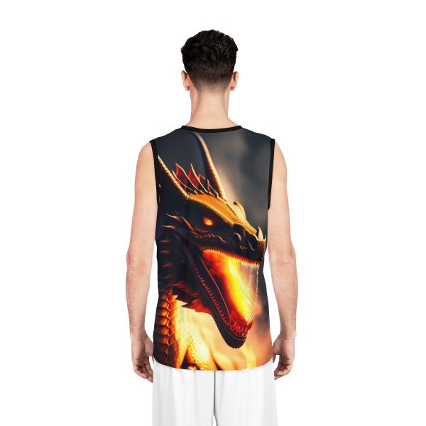 Last of the Dragonfire B-Ball Jersey Tank - Ignite the Court with Unmatched Ferocity