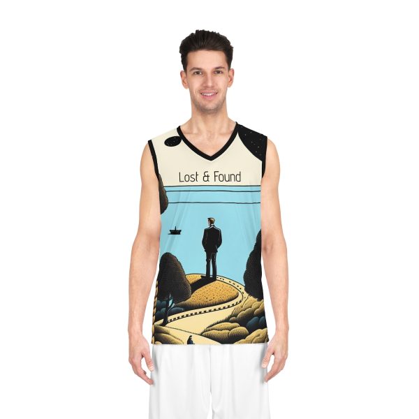 Lost and Found Men's Jersey Tank Top - Rediscover Your Path to Personal Growth and Happiness