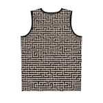 Maze Craze Men's Jersey Tank Top - Navigate the Labyrinth of Style and Adventure