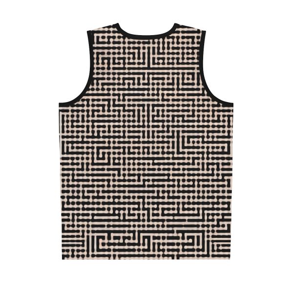 Maze Craze Men's Jersey Tank Top - Navigate the Labyrinth of Style and Adventure