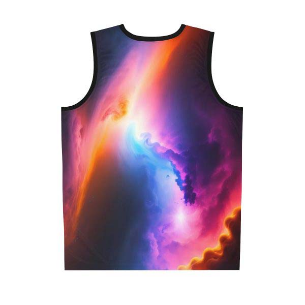 Mind Galaxy Men's Jersey Tank Top - Explore the Celestial Realms of Your Thoughts