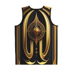Pharaoh's Gold Men's Jersey Tank Top - Manfest Your Inner King with Regal Style
