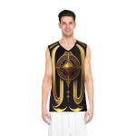 Pharaoh's Gold Men's Jersey Tank Top - Manfest Your Inner King with Regal Style