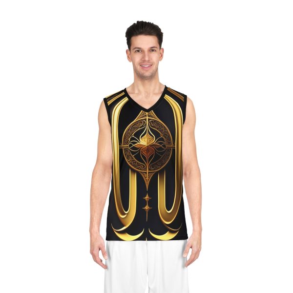 Pharaoh's Gold Men's Jersey Tank Top - Manfest Your Inner King with Regal Style