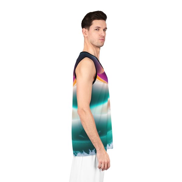 Solar Tide Men's Tank Top - Ride the Waves of Cosmic Color