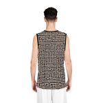 Maze Craze Men's Jersey Tank Top - Navigate the Labyrinth of Style and Adventure