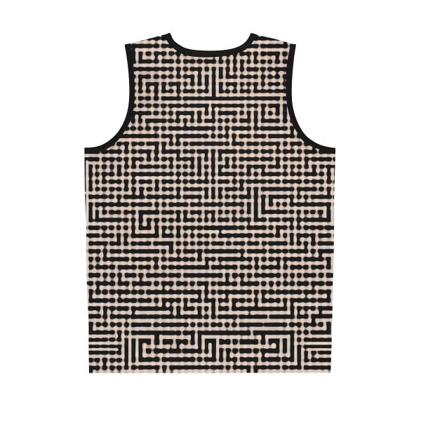 Maze Craze Men's Jersey Tank Top - Navigate the Labyrinth of Style and Adventure