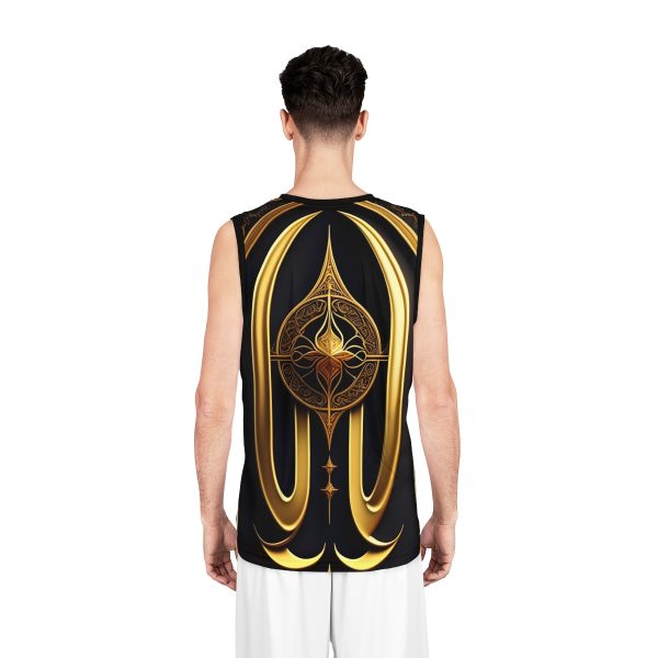 Pharaoh's Gold Men's Jersey Tank Top - Manfest Your Inner King with Regal Style
