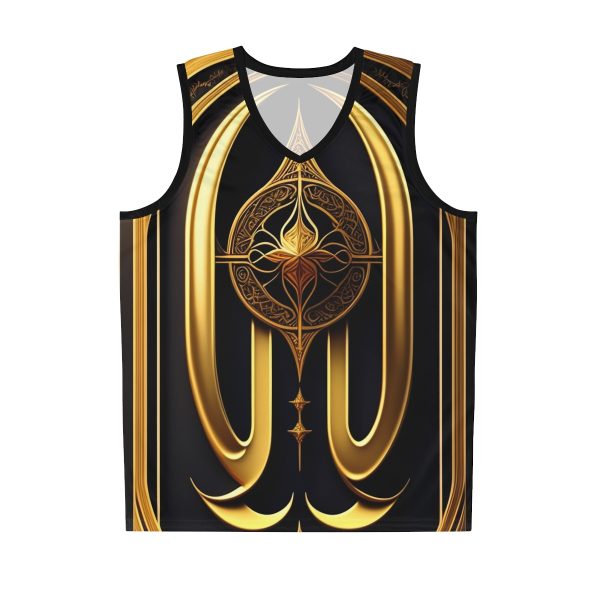 Pharaoh's Gold Men's Jersey Tank Top - Manfest Your Inner King with Regal Style