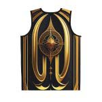 Pharaoh's Gold Men's Jersey Tank Top - Manfest Your Inner King with Regal Style