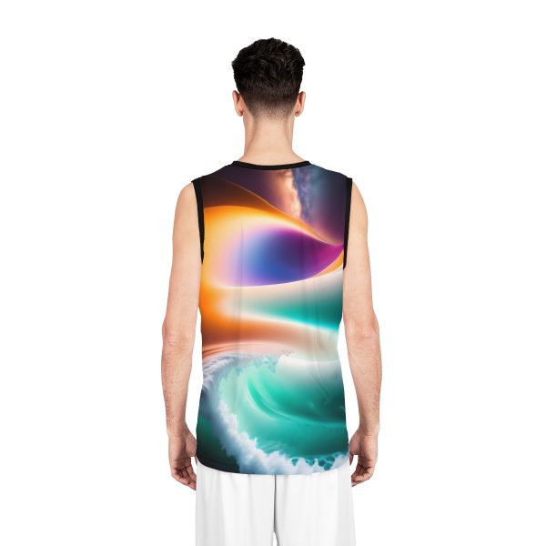 Solar Tide Men's Tank Top - Ride the Waves of Cosmic Color