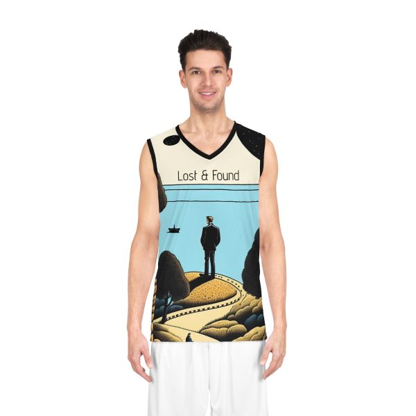 Lost and Found Men's Jersey Tank Top - Rediscover Your Path to Personal Growth and Happiness