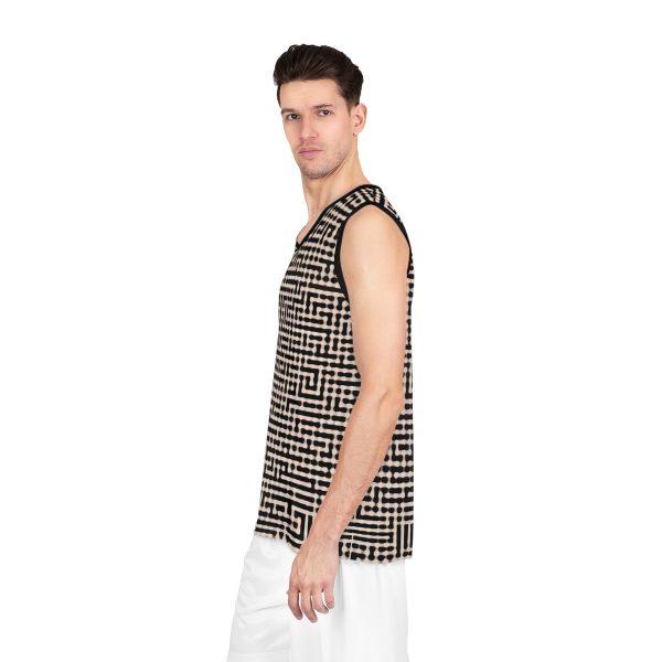 Maze Craze Men's Jersey Tank Top - Navigate the Labyrinth of Style and Adventure