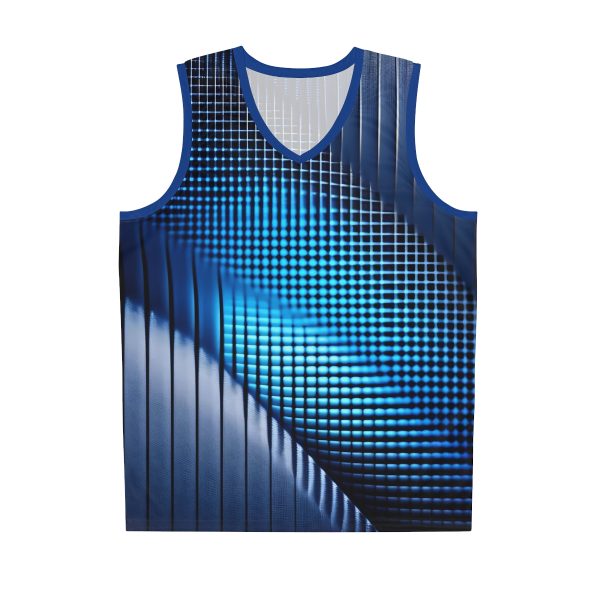 Sky Slam Men's Jersey Tank Top - Elevate Your Game with Unmatched Style