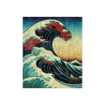 GlobeTrotter™ Gentle Waves 🌍 Crushed Velvet Blanket 🛫