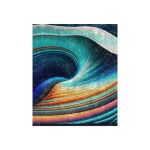 GlobeTrotter™ Wanderlust Waves 🌍 Crushed Velvet Blanket 🌊
