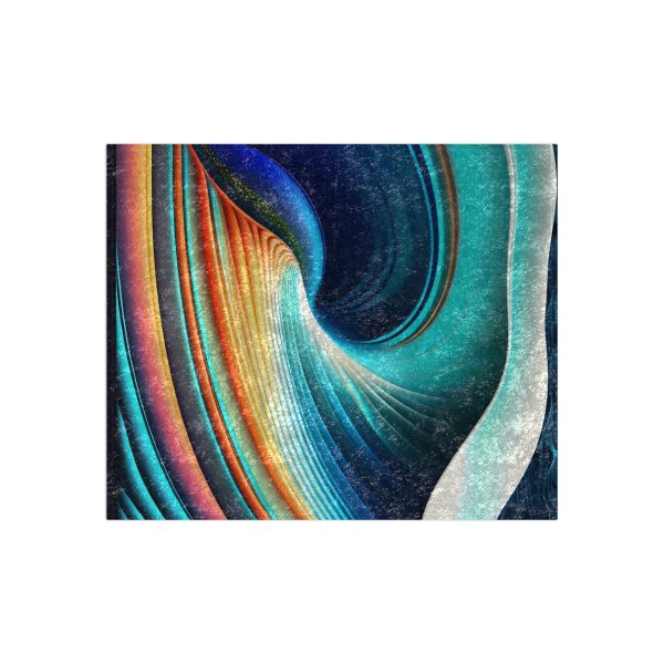 GlobeTrotter™ Wanderlust Waves 🌍 Crushed Velvet Blanket 🌊