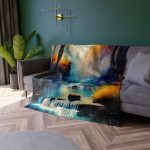 NatureNest™ Canopy Whispers 🌳 Crushed Velvet Blanket 🍃